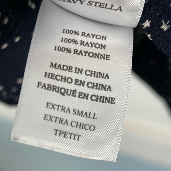 RAILS Jasmine Navy Stella Star Print Mini Dress - Picture 8 of 9
